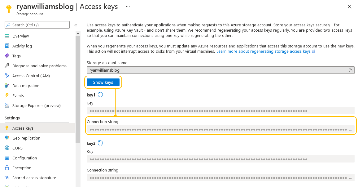 Create service connection}